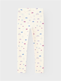 NAME IT Mariehøne Rib Leggings Nonine Buttercream
